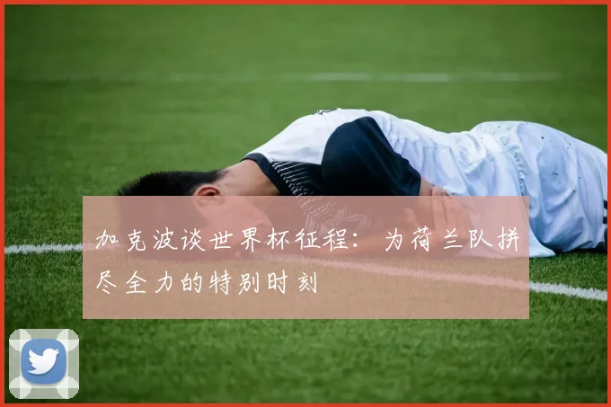 加克波谈世界杯征程：为荷兰队拼尽全力的特别时刻