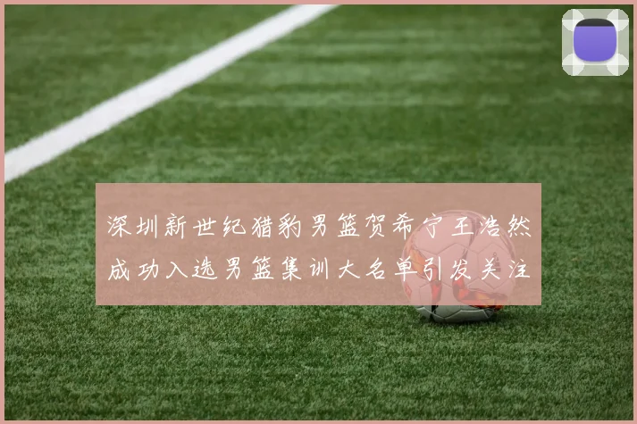 深圳新世纪猎豹男篮贺希宁王浩然成功入选男篮集训大名单引发关注